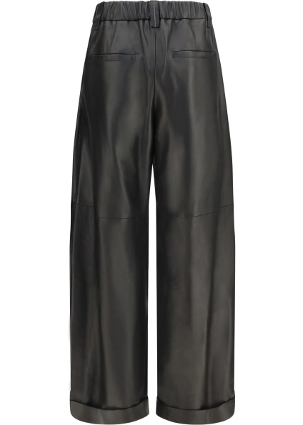 Pantaloni Baggy nappa leather Pants