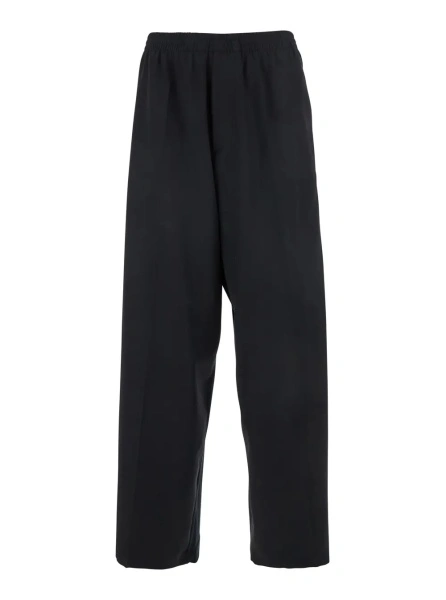 Pantaloni Balenciaga negri din lana
