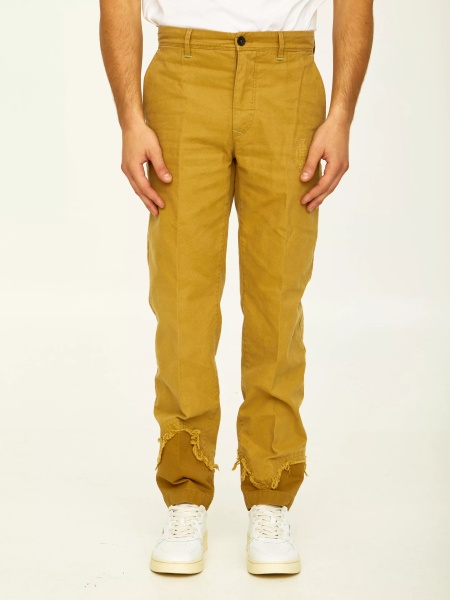 Pantaloni Camel Cotton Trousers