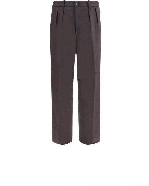 Pantaloni casual Nine in the morning multicolor din lana