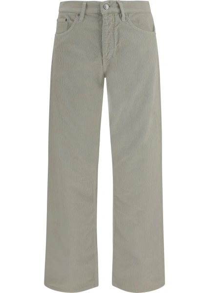 Pantaloni casual SUNFLOWER din catifea reiata