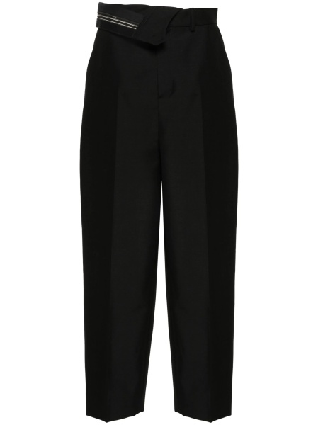 Pantaloni conici Fendi negri