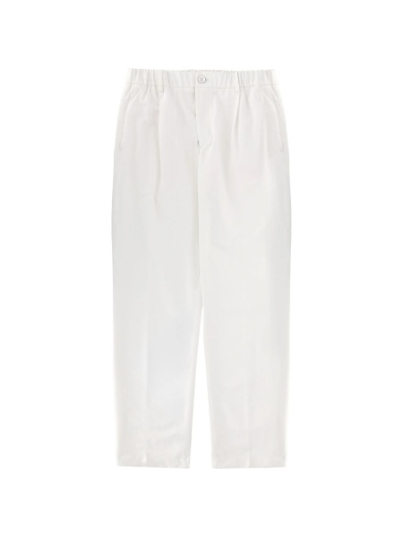 Pantaloni conici Herno albi