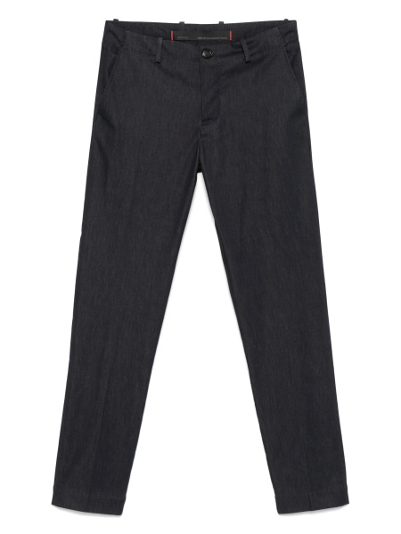 Pantaloni conici RRD albastri din elastan si poliamida