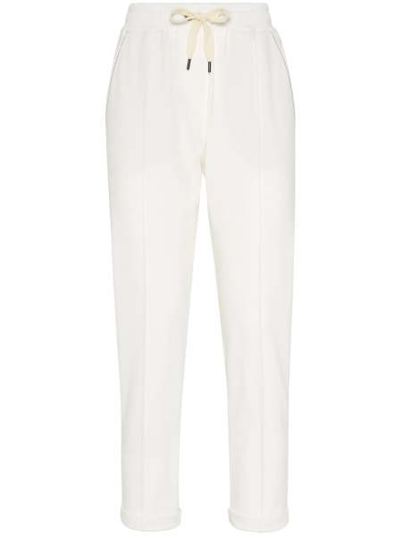Pantaloni de trening Brunello Cucinelli albi