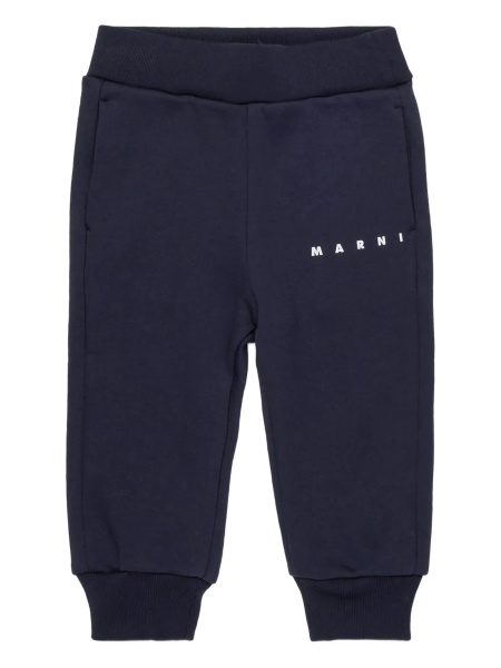 Pantaloni de trening Marni albastri