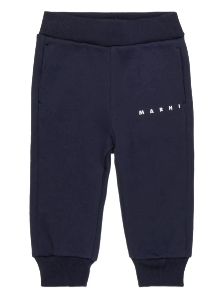 Pantaloni de trening Marni albastri