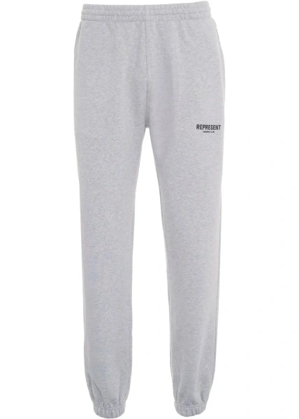 Pantaloni de trening REPRESENT gri din bumbac