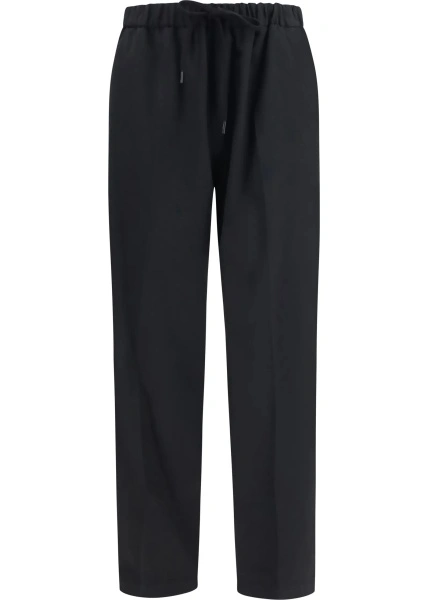 Pantaloni Drawstring straight-leg Pants