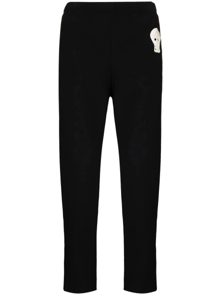Pantaloni drepti Alexander McQueen negri