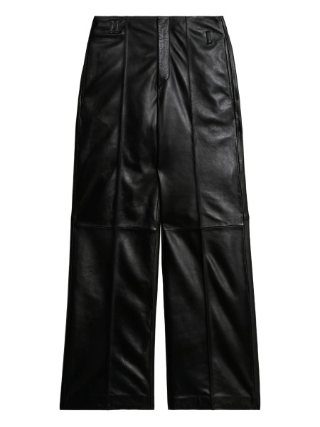 Pantaloni drepti Isabel Marant negri