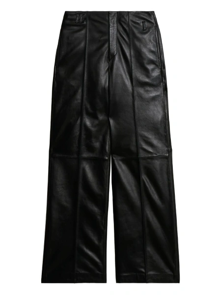 Pantaloni drepti Isabel Marant negri