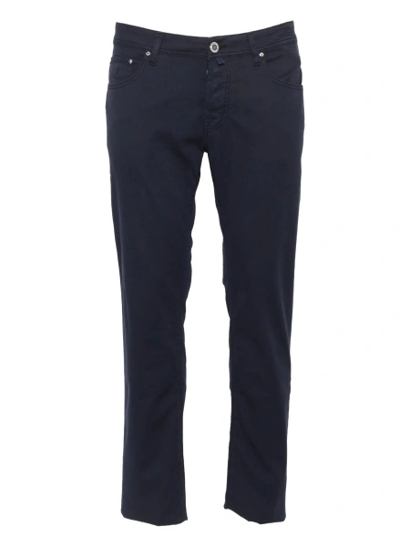 Pantaloni drepti Jacob Cohen albastri