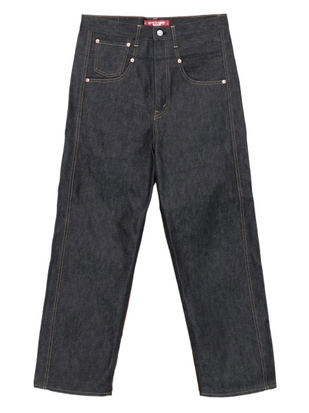 Pantaloni drepti JUNYA WATANABE albastri