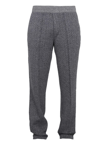 Pantaloni drepti MISSONI BEACHWEAR gri