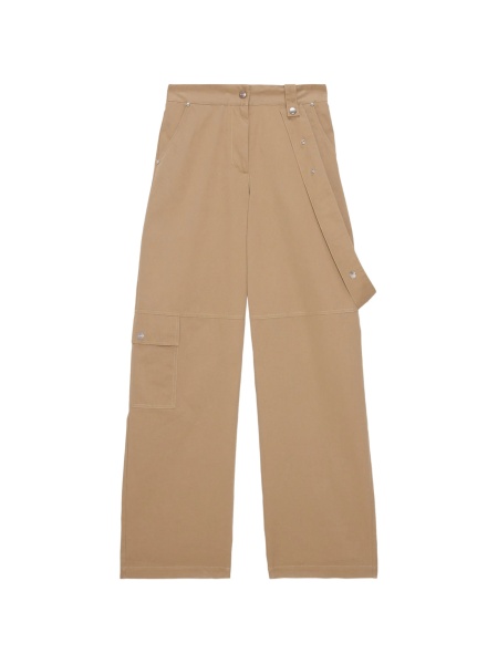 Pantaloni drepti MSGM neutri