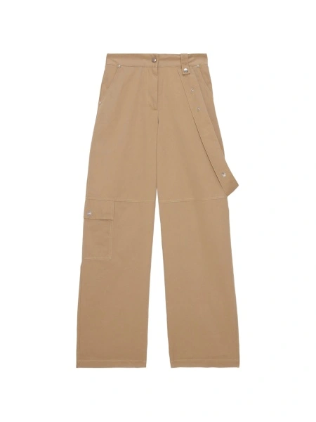 Pantaloni drepti MSGM neutri