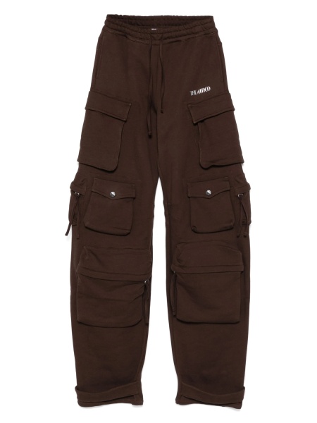 Pantaloni drepti THE ATTICO maro