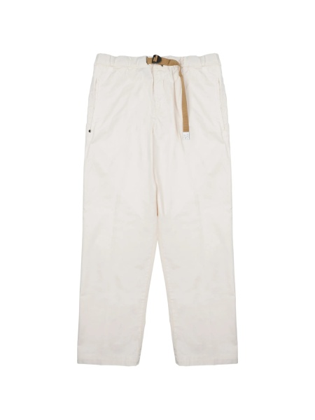 Pantaloni drepti White Sand albi