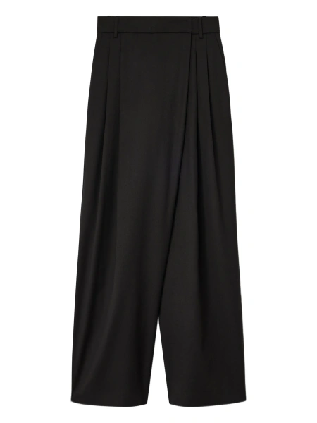 Pantaloni eleganti Ganni negri