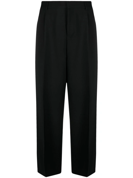Pantaloni eleganti Versace negri din lana