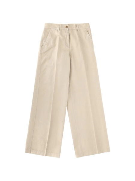 Pantaloni evazati Aspesi neutri