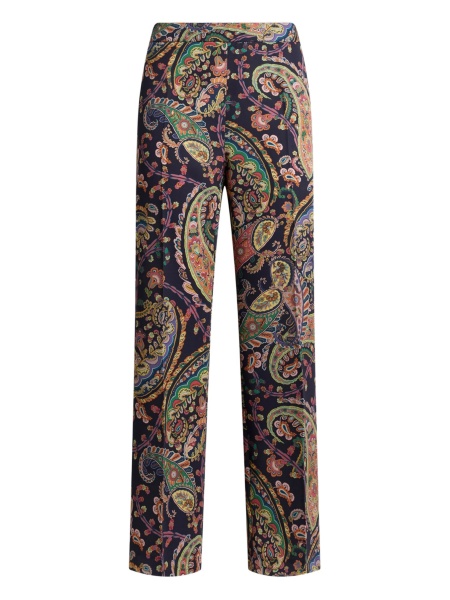 Pantaloni evazati ETRO albastri