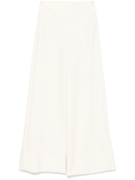 Pantaloni evazati Max Mara albi