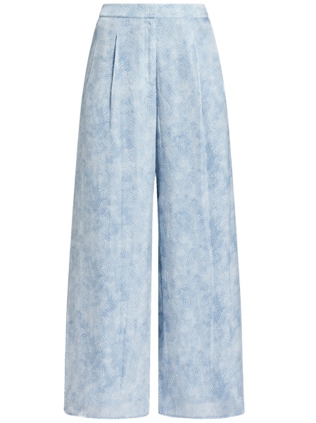 Pantaloni evazati Michael Kors albastri
