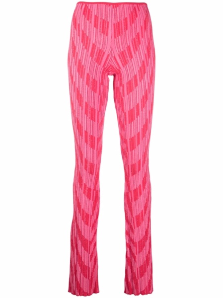 Pantaloni evazati Philosophy roz