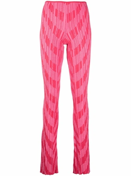 Pantaloni evazati Philosophy roz