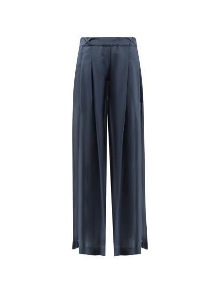 Pantaloni evazati Semicouture albastri