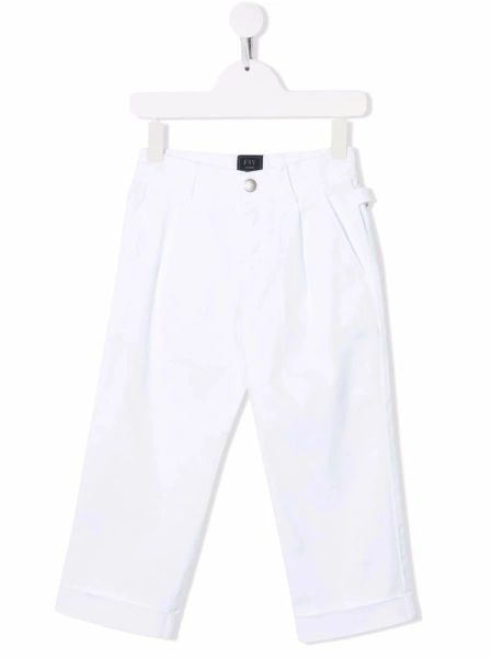Pantaloni Fay albi