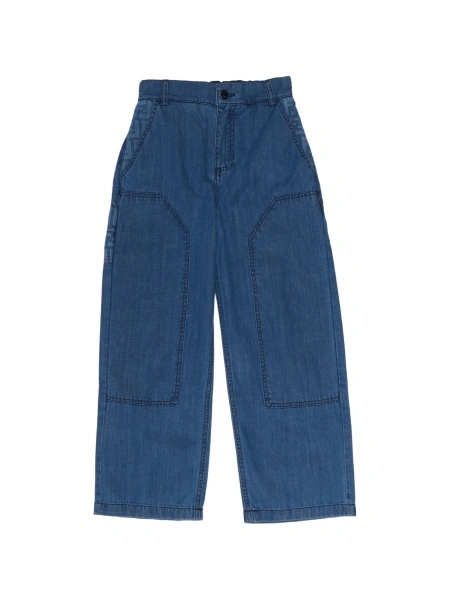 Pantaloni Fendi albastri