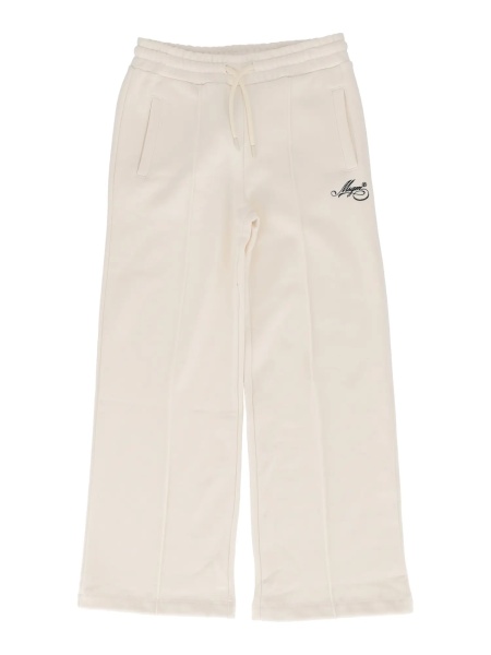 Pantaloni FLEECE PANTS GIRL CREMA/CREAM