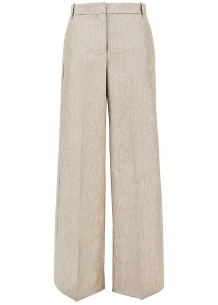 Pantaloni Lurex viscose and wool-blend pants