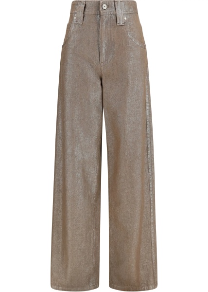 Pantaloni Lurex wide-leg Jeans