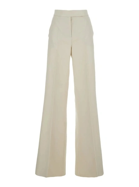 Pantaloni Max Mara bej din in