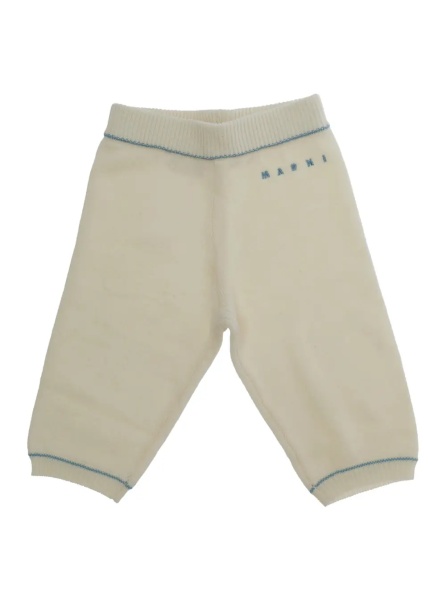 Pantaloni Pants M01926M00X8MP270B0M116 with collar and pockets in Off-White for Boy