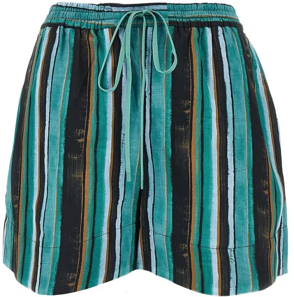 Pantaloni Printed muslin shorts