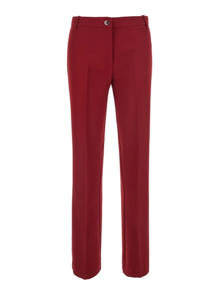 Pantaloni 'Protea' red Pants with belt loops in fabric for women