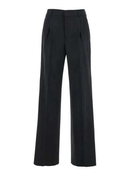 Pantaloni PT TORINO negri din lana