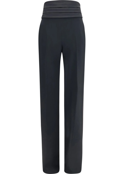 Pantaloni Satin high-waisted Pants