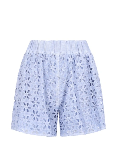 Pantaloni scurti 120% LINO albastri