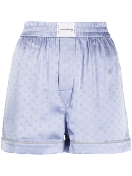 Pantaloni scurti Alexander Wang violet
