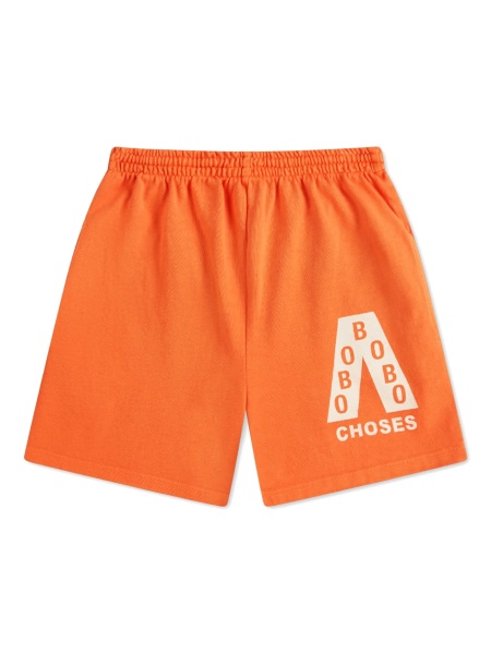 Pantaloni scurti Bobo Choses portocalii