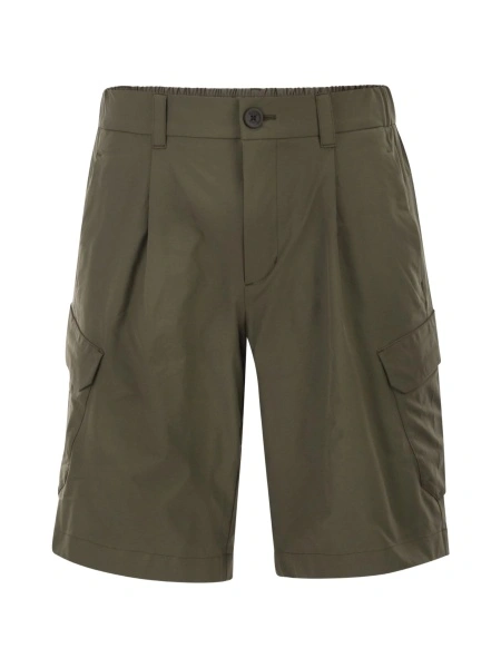 Pantaloni scurti Herno verzi