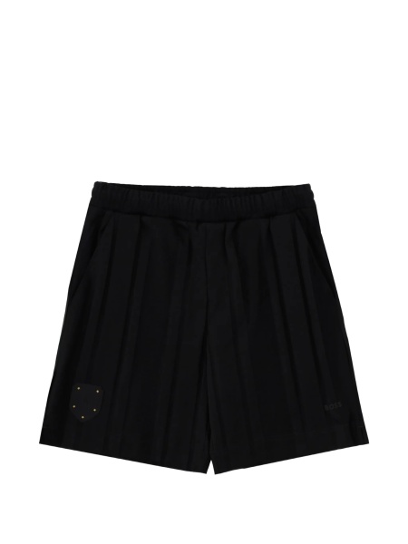 Pantaloni scurti Hugo Boss negri