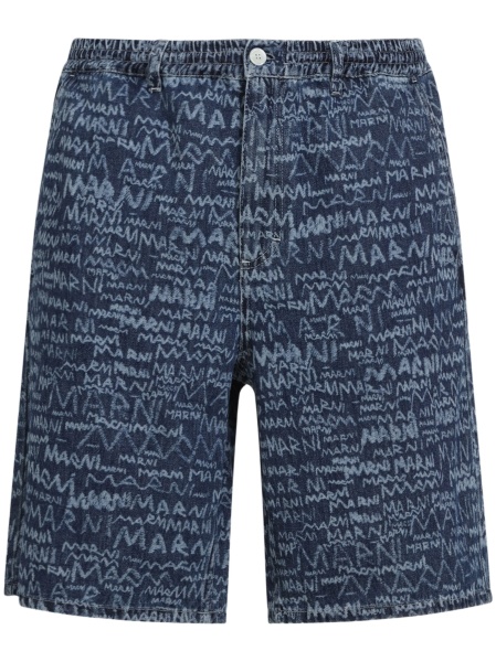 Pantaloni scurti Marni albastri