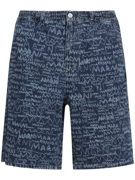 Pantaloni scurti Marni albastri